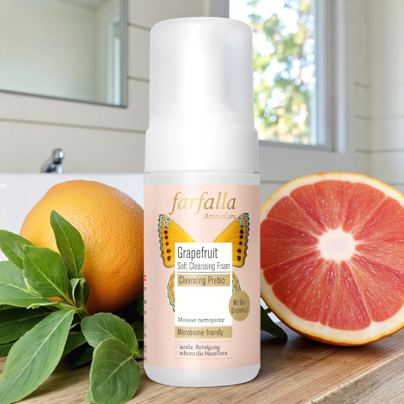 Farfalla - Mousse nettoyante pamplemousse BIO 120ml