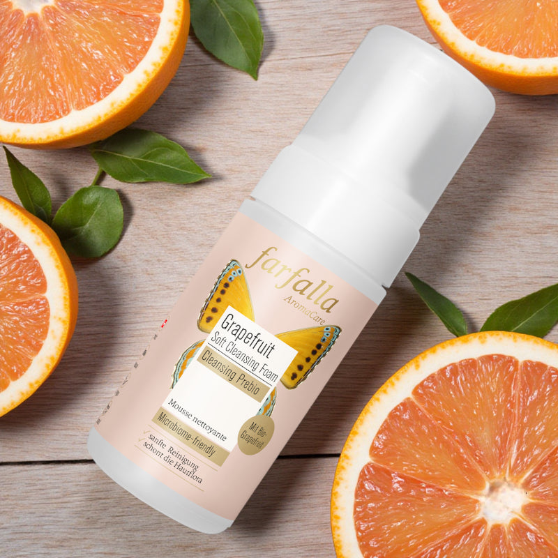 Farfalla - Mousse nettoyante pamplemousse BIO 120ml
