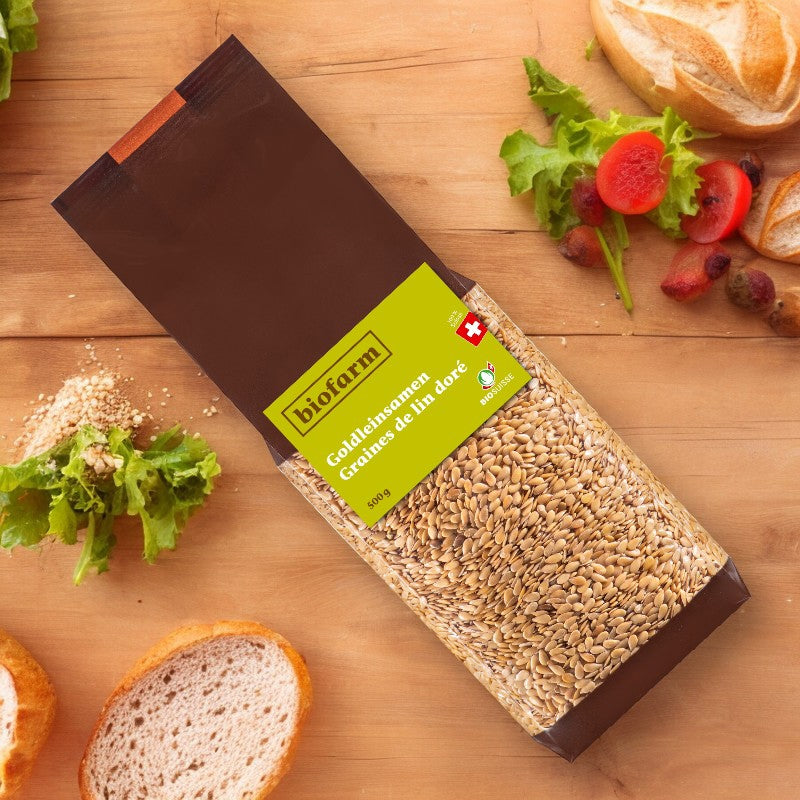 Biofarm - Graines de lin doré suisse BIO 500g