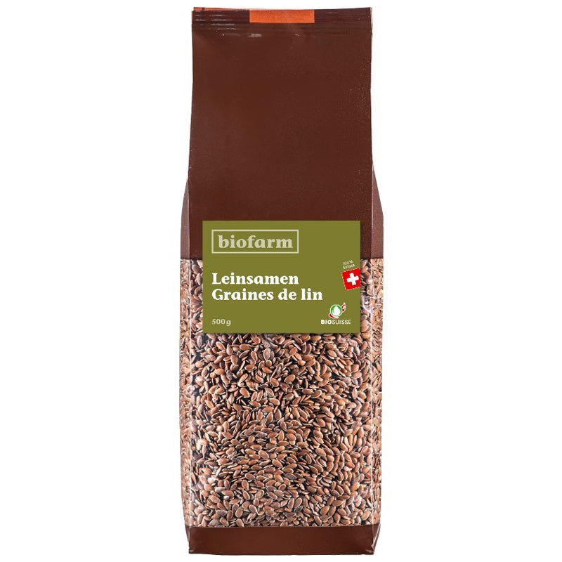 Biofarm - Graines de lin suisse BIO 500g