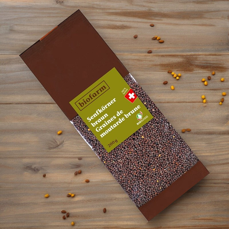 Biofarm - Bio-Schweizer brauner Senf 200g