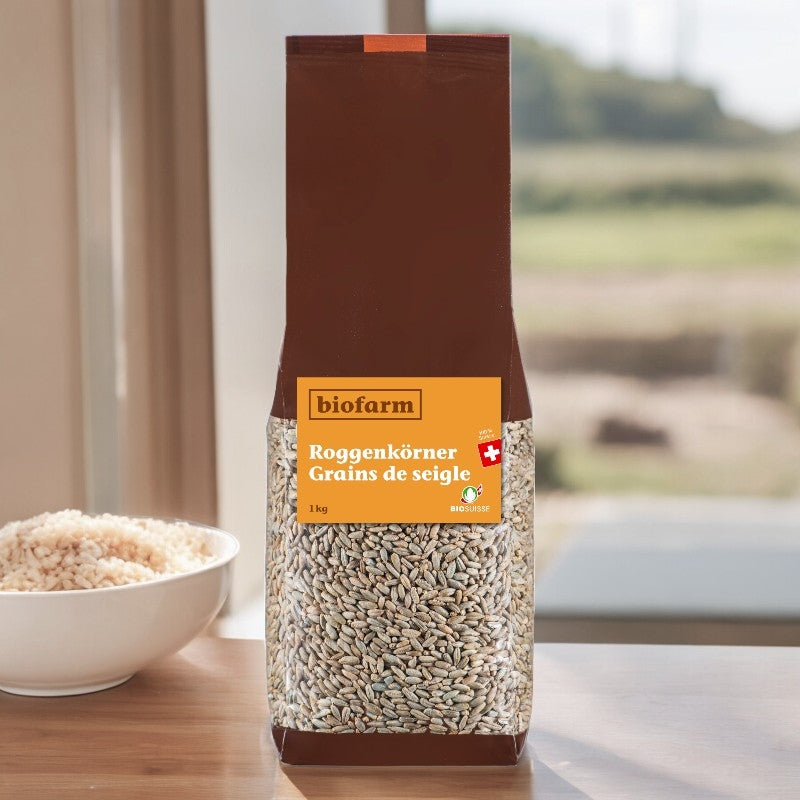 Biofarm - Graines de seigle suisse BIO 1kg