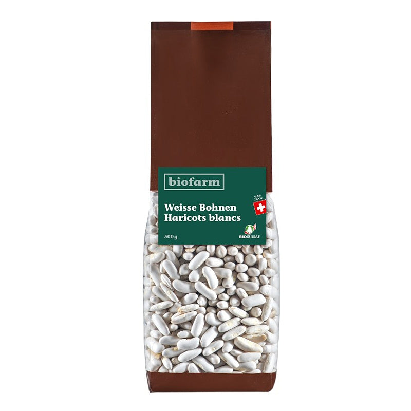 Biofarm - Haricots blancs suisses BIO 500g