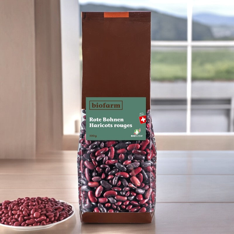 Biofarm - Haricots rouges suisses BIO 500g