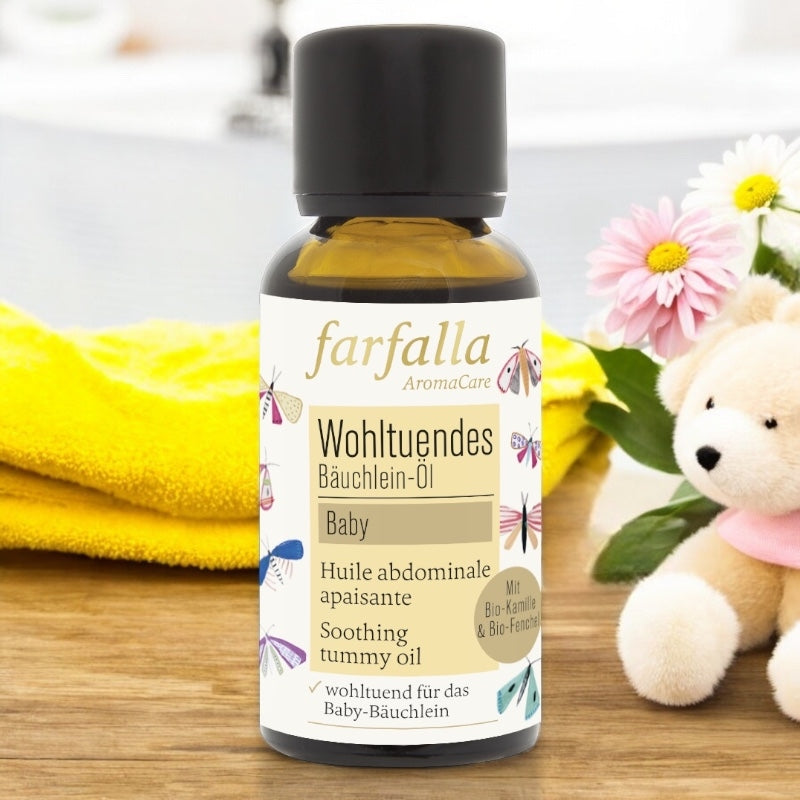 Farfalla - Baby beruhigendes Bauchöl Kamille & Fenchel BIO 30ml