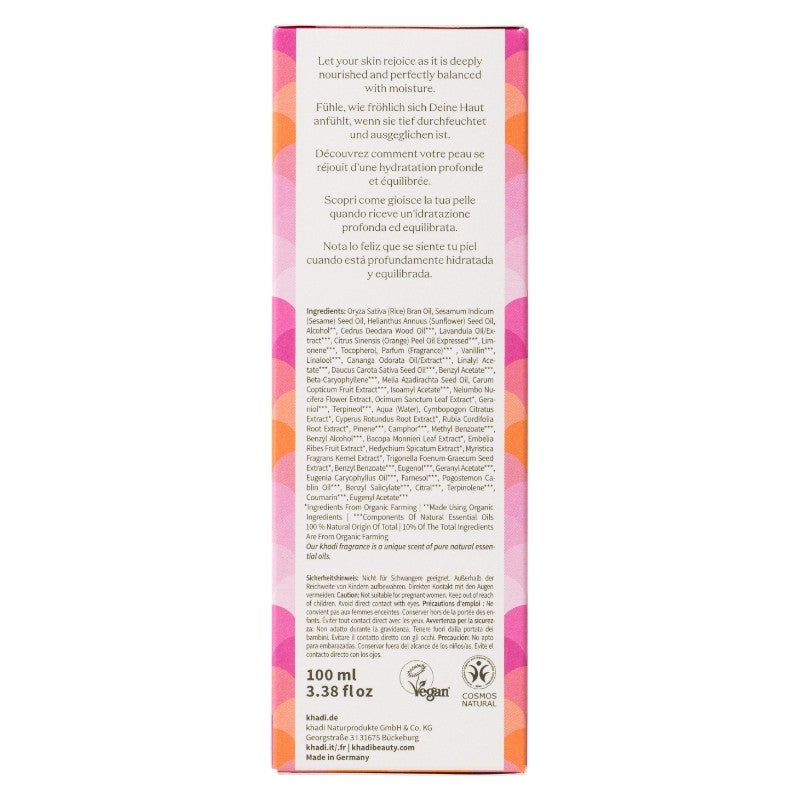 Khadi - Huile corporelle ayurvédique fleurs de lotus & neem 100ml