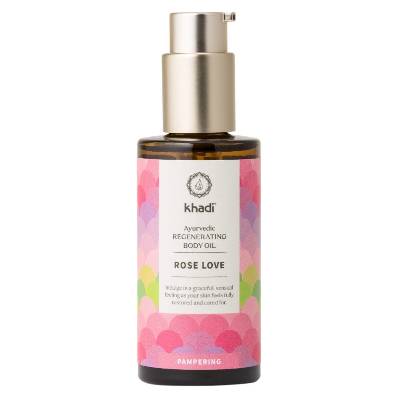 Khadi - Ayurvedisches Körperöl Rose & Kurkuma BIO 100ml
