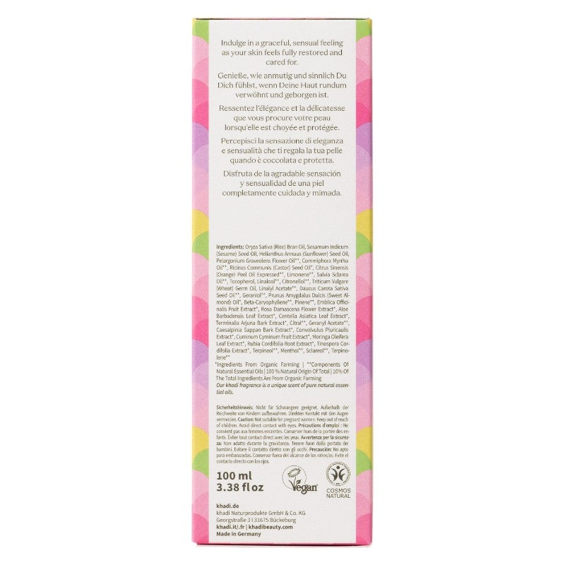 Khadi - Ayurvedisches Körperöl Rose & Kurkuma BIO 100ml