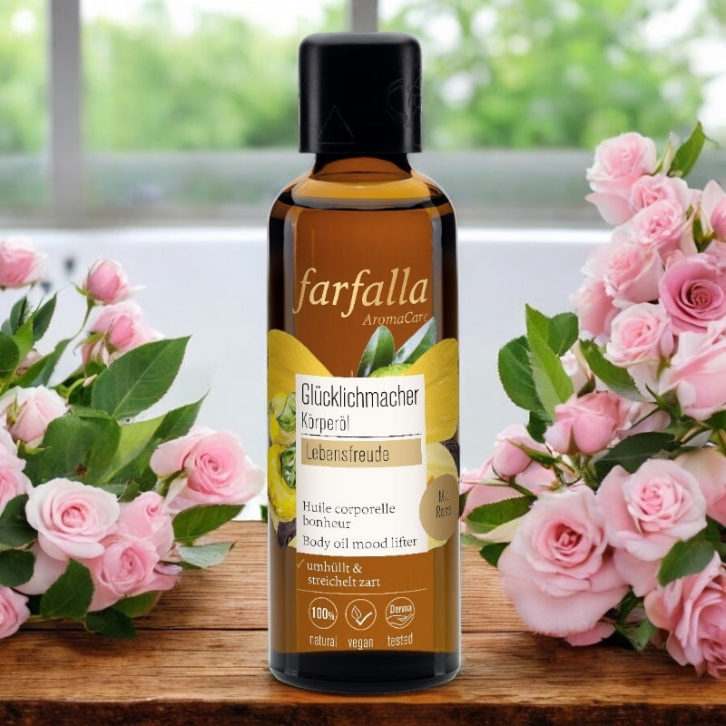 Farfalla - Glücks-Körperöl Rose BIO 75ml