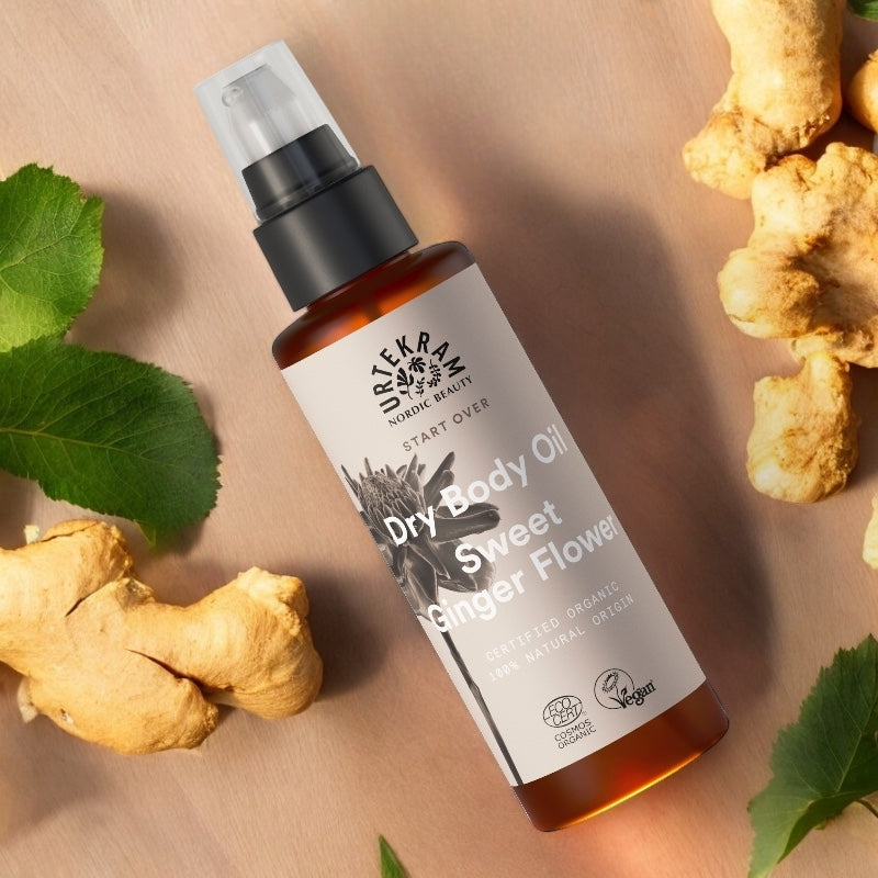 Huile corporelle sèche BIO - gingembre