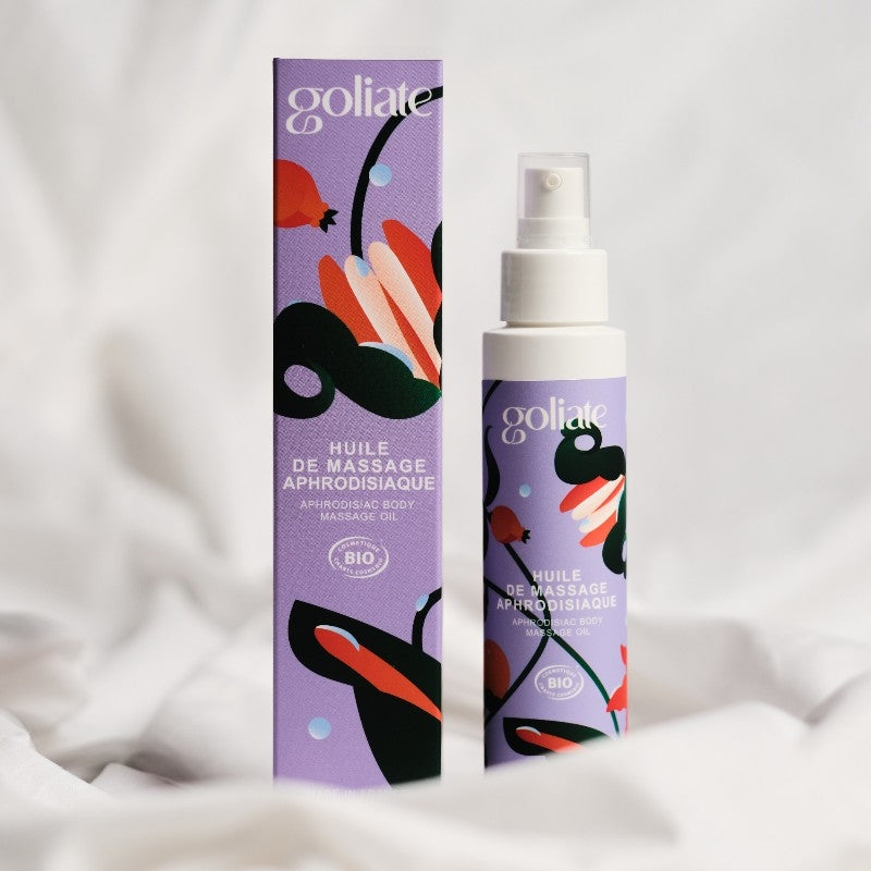 Goliate - Huile de massage aphrodisiaque BIO 100ml