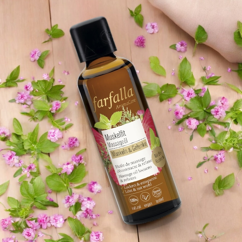 Farfalla - Huile de massage décontractante BIO romarin 75ml