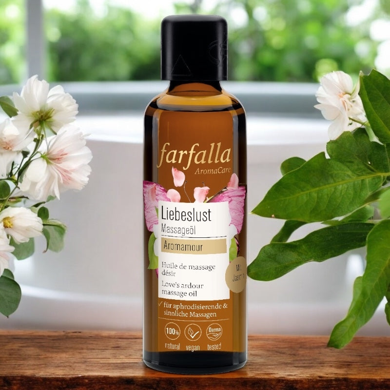 Farfalla - Huile de massage Désir BIO jasmin 75ml