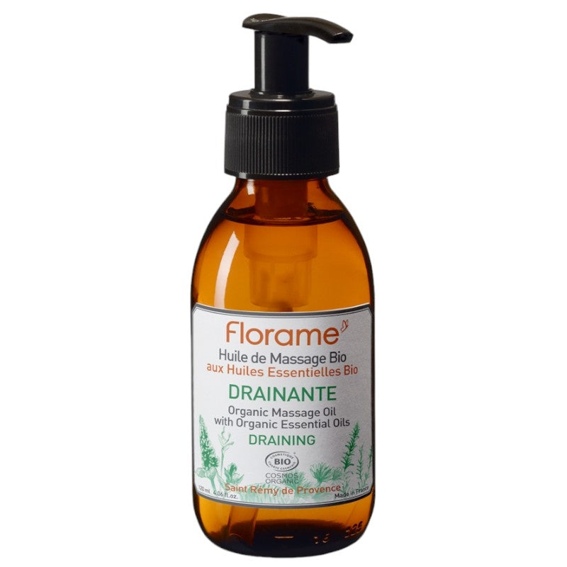 Florame - Drainierendes Massageöl Calophyllum & Zeder BIO 120ml