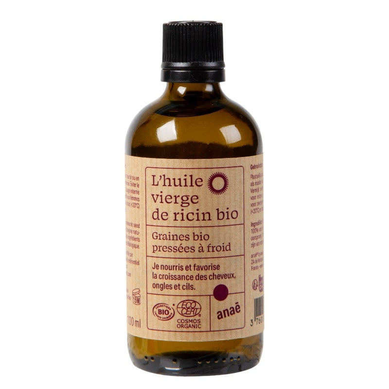 Anaé - Huile de ricin bio pressée à froid 100ml
