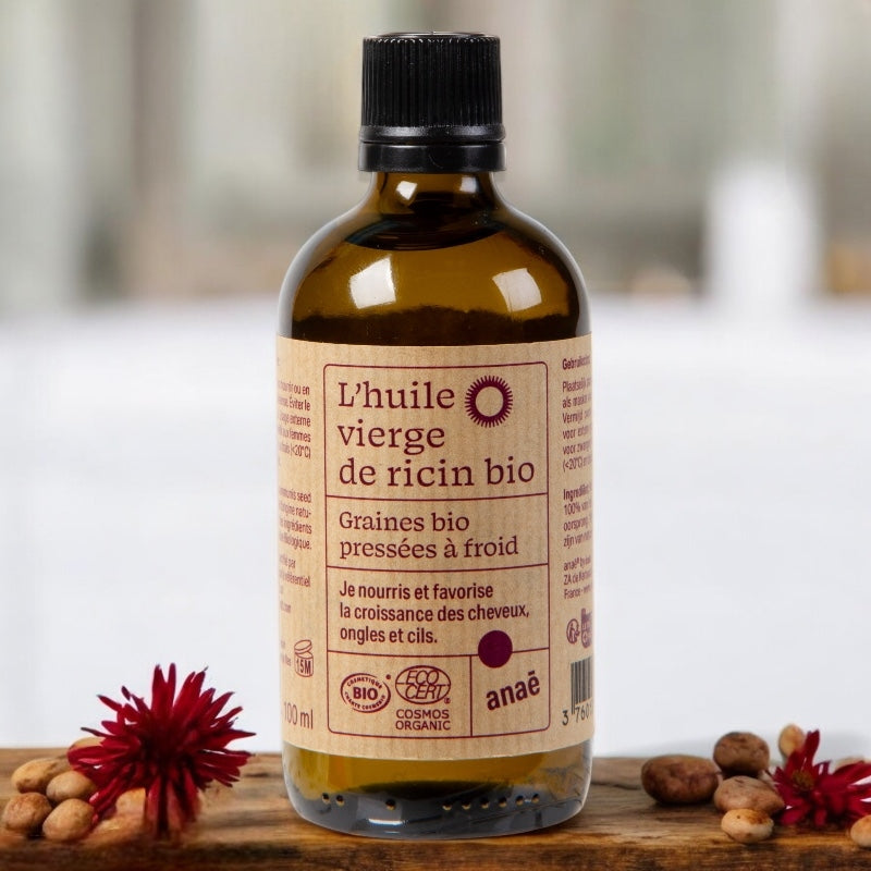Anaé - Huile de ricin bio pressée à froid 100ml