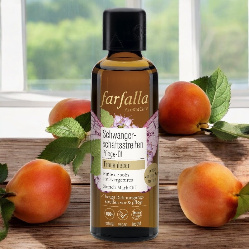 Farfalla - Huile de soin anti-vergetures BIO abricot 75ml