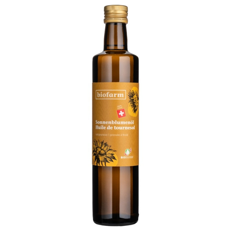 Biofarm - Bio-Sonnenblumenöl aus der Schweiz 500ml