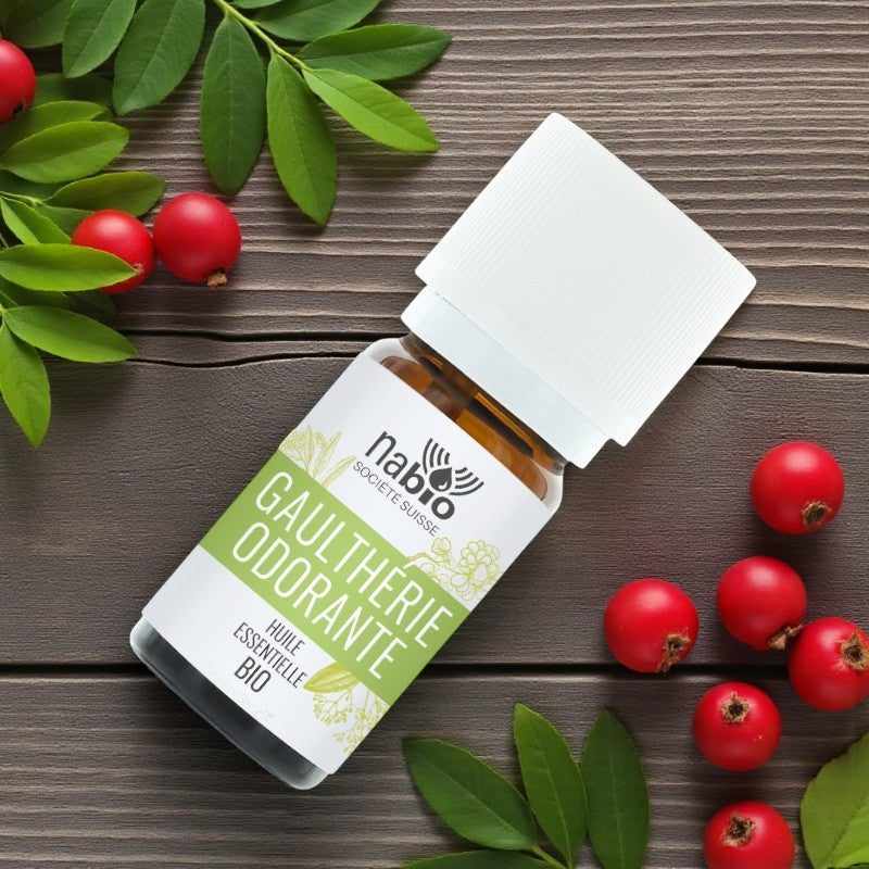 Ätherisches Bio-Wintergrünöl – 10 ml – Nabio