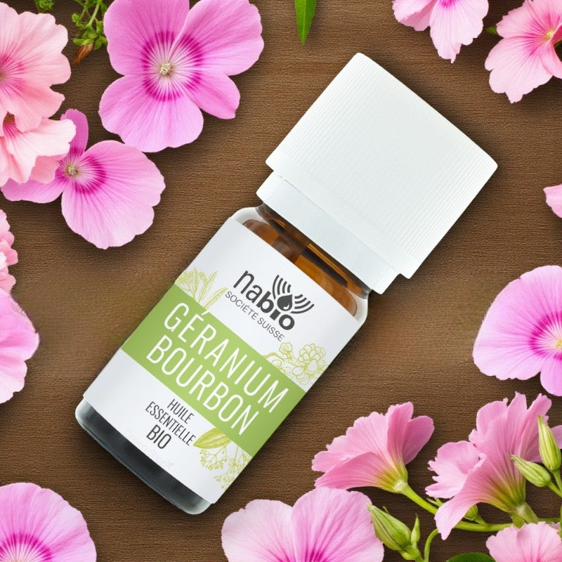 Huile essentielle BIO Géranium bourbon