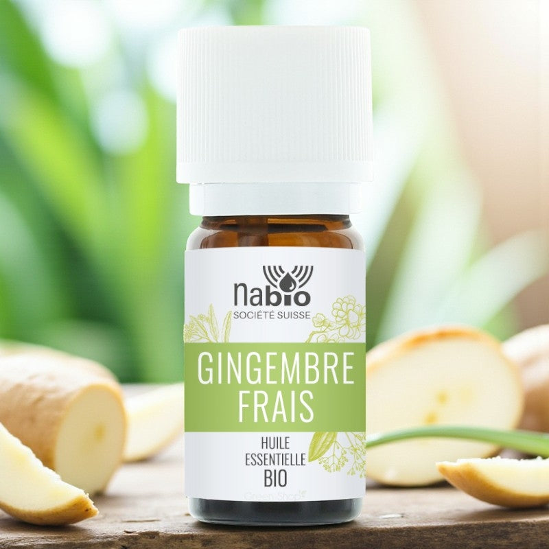 Huile essentielle BIO Gingembre frais