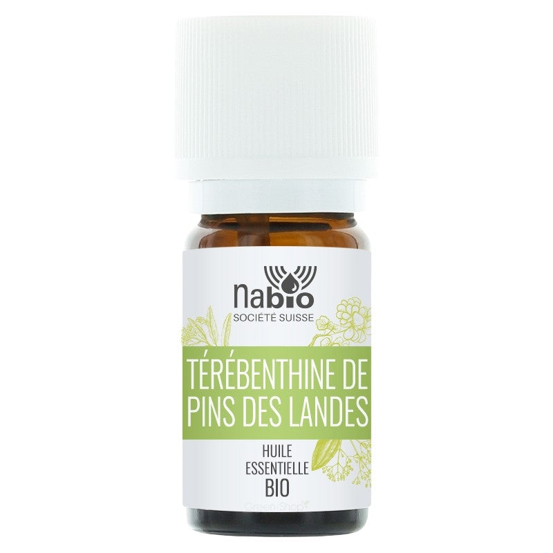 Huile essentielle BIO Térébenthine de pins des landes