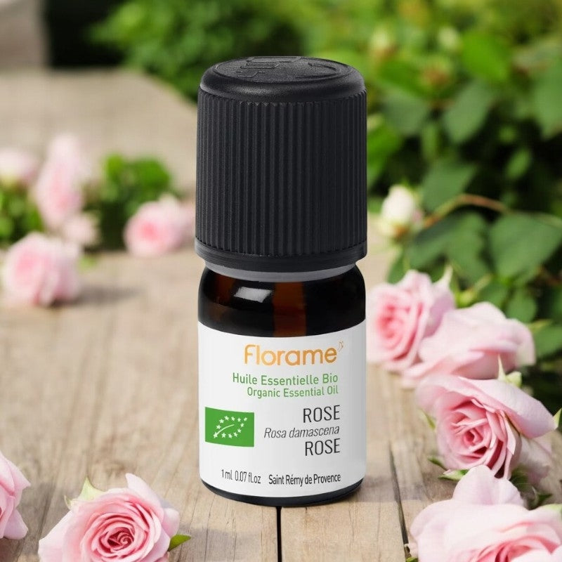 Florame - Huile essentielle de Rose BIO 1ml