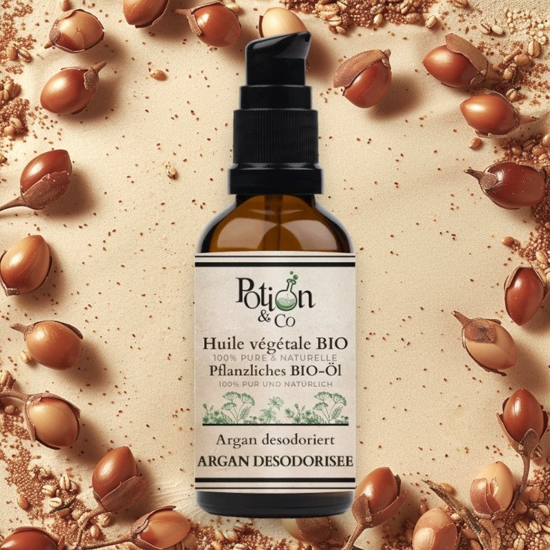 Huile d'argan désodorisée BIO Potion & Co 50ml
