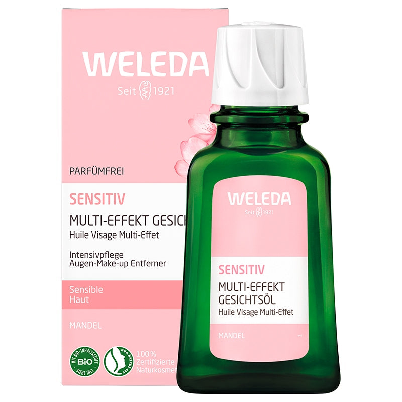 Huile visage multi-effet Sensitiv amande BIO 50ml Weleda