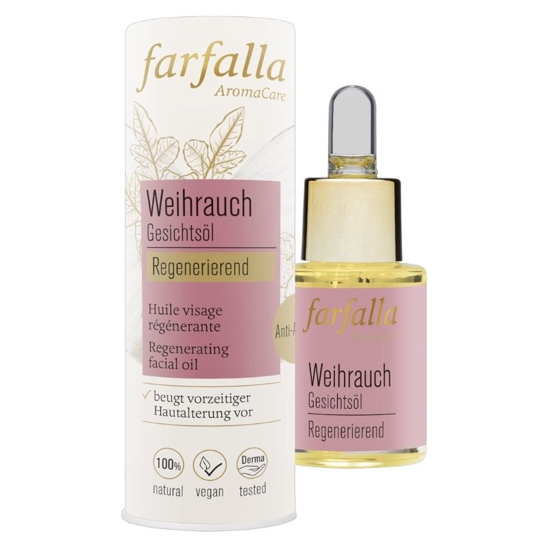Farfalla - Huile visage régénérante BIO encens 15ml