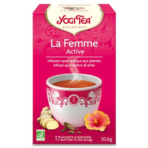 Infusion hibiscus, angélique & gingembre BIO La Femme Active