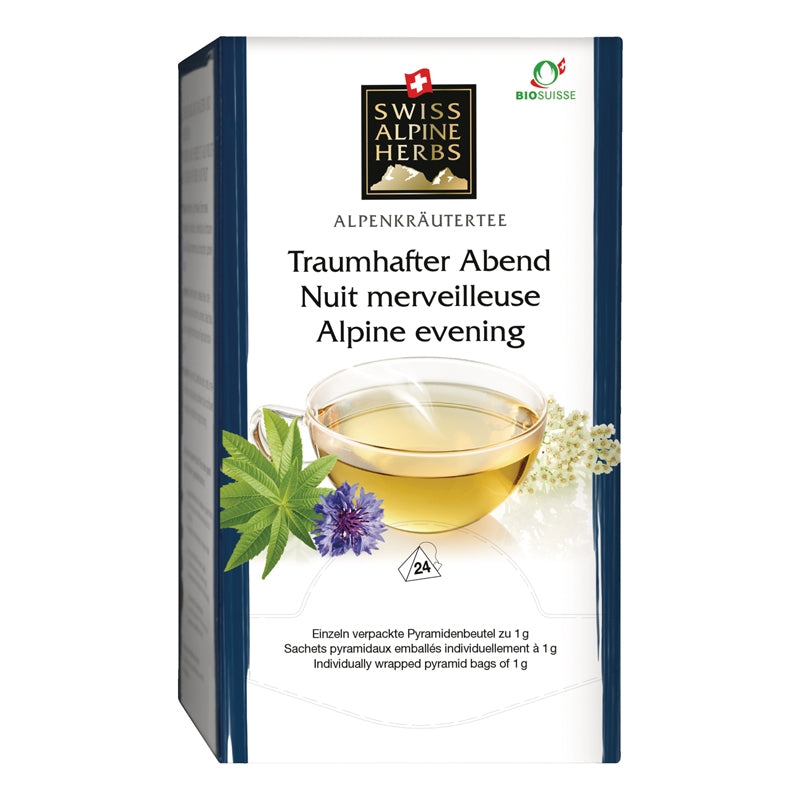 Bio-Nachttee "Wonderful Night" - 24 Beutel - Schweizer Alpenkräuter
