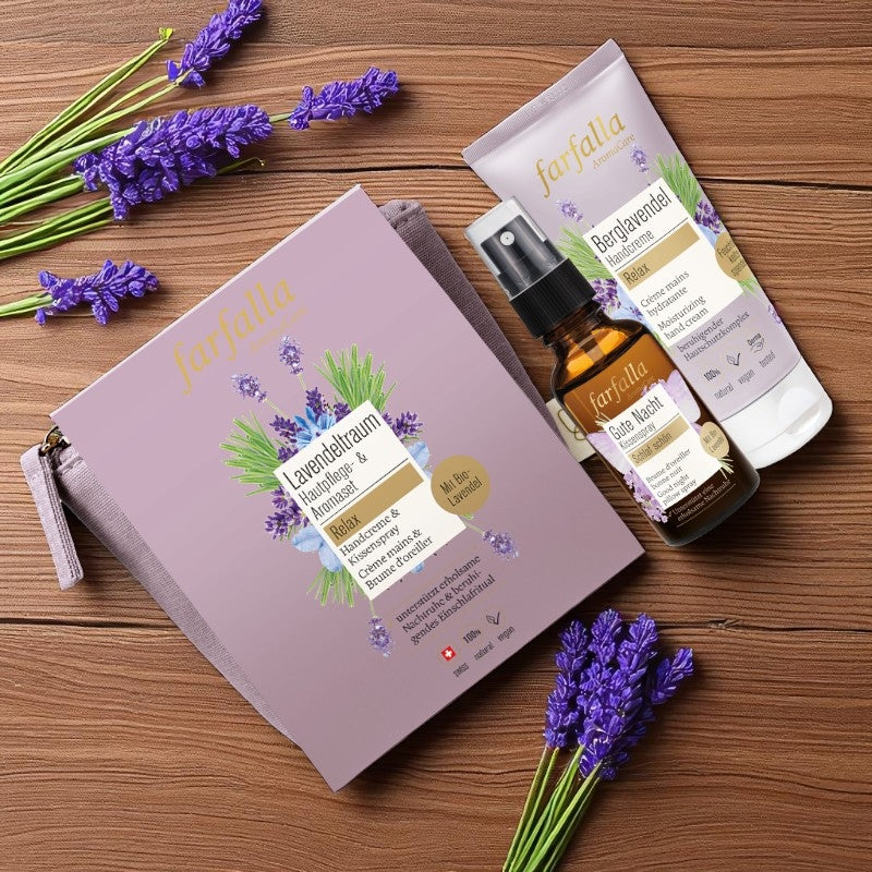 Farfalla - Kit aroma et soin de peau Rêve de lavande