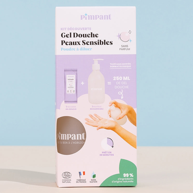 Kit découverte gel douche sans parfum