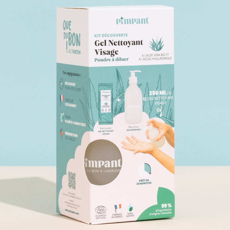 Kit découverte gel nettoyant visage aloe vera