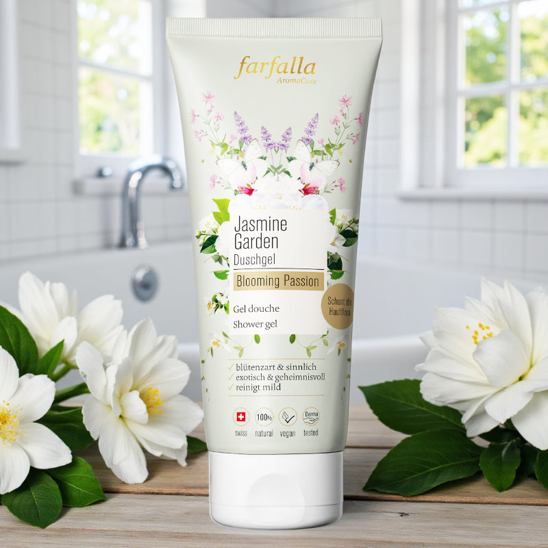 Farfalla - Gel douche jardin de jasmin BIO 200ml
