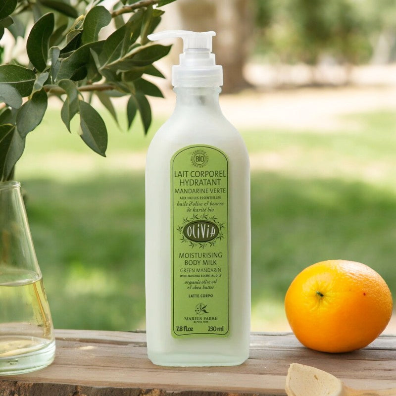 Feuchtigkeitslotion Olive & grüne Mandarine BIO