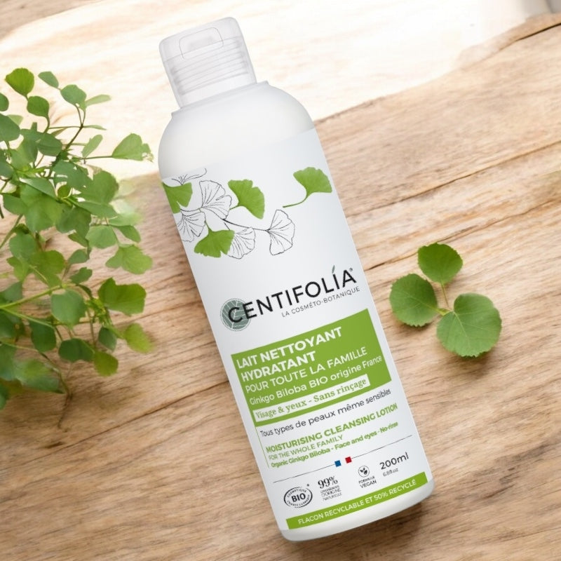 Centifolia - Familien-Feuchtigkeits-Reinigungsmilch Ginkgo Biloba BIO 200ml