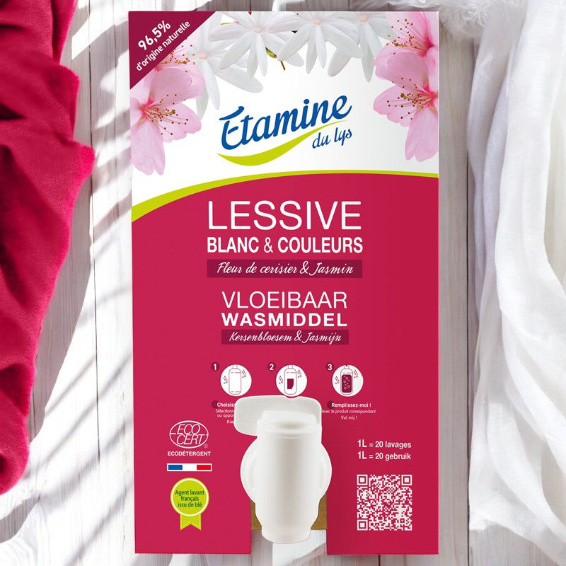 Etamine du Lys - Lessive fleur de cerisier & jasmin 10kg