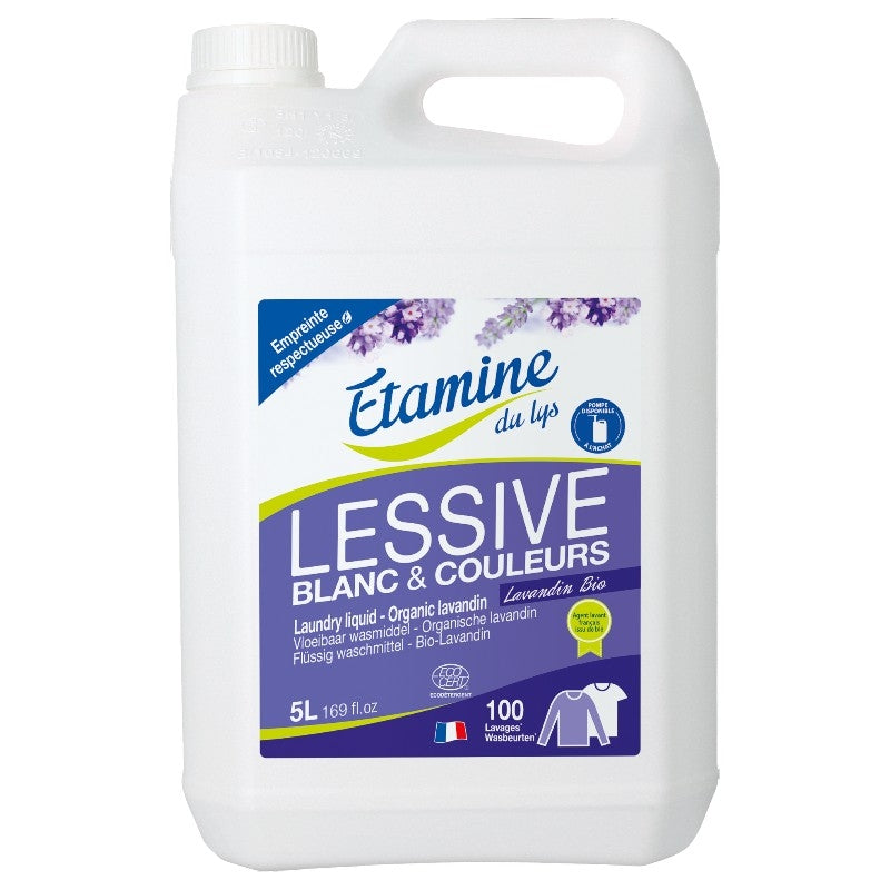 Etamine du Lys - Lessive liquide écologique lavandin 5l