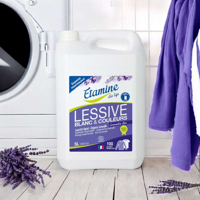 Etamine du Lys - Lessive liquide écologique lavandin 5l