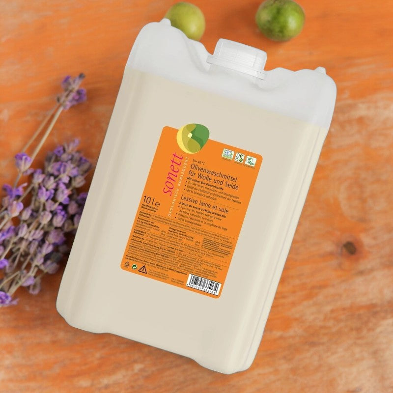 Lessive laine & soie olive & lavande ECO 10l - Sonett