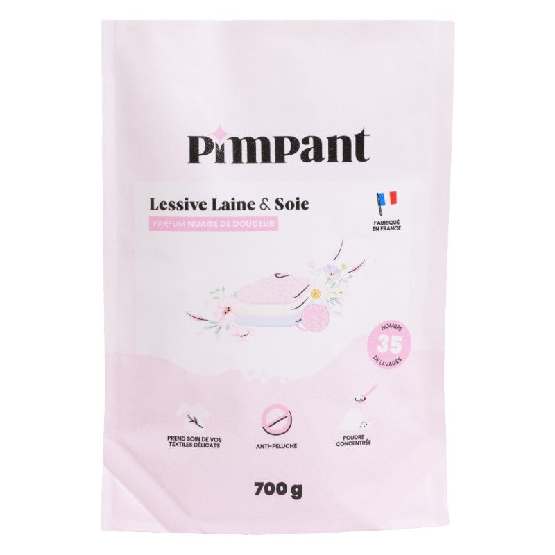Lessive poudre laine & soie nuage de douceur 700g - Pimpant
