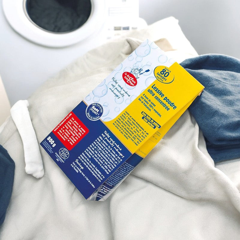 Lessive poudre ultra-concentrée 800g - La Droguerie Écologique