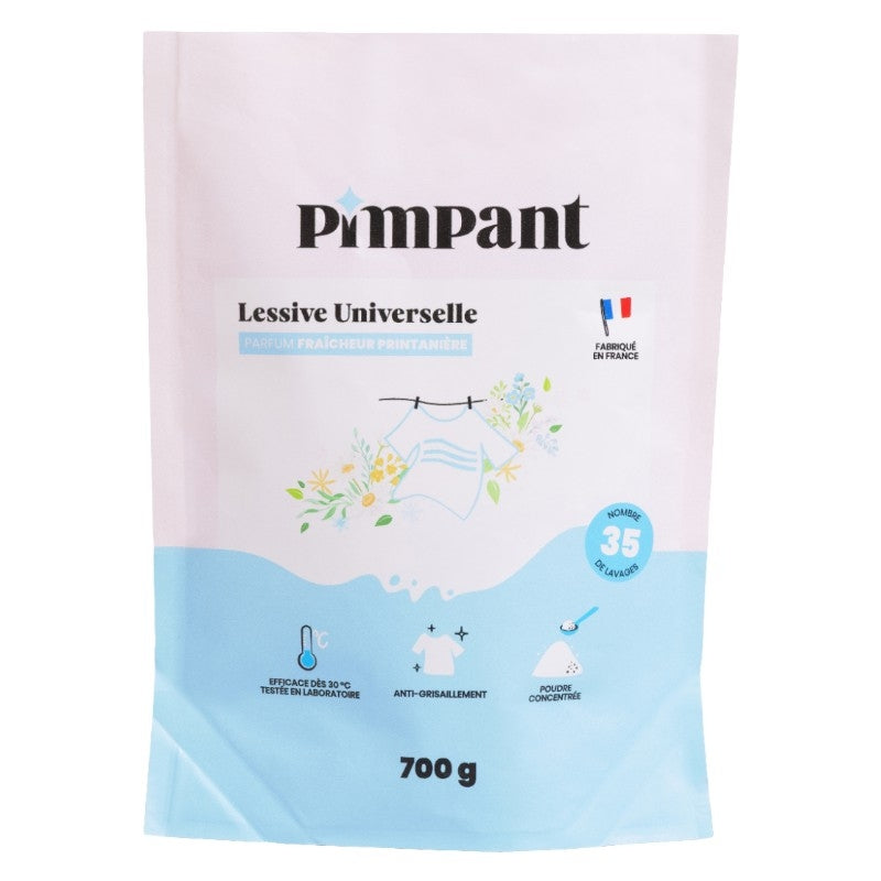 Lessive poudre universelle fraîcheur printanière 700g - Pimpant