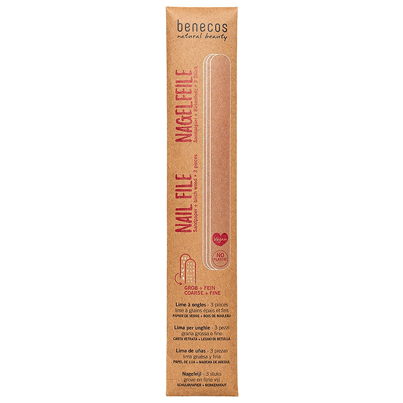 Benecos - Limes à ongles 3 pièces