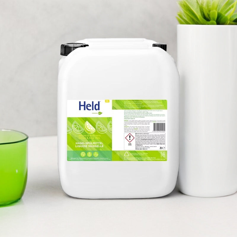 Held - Liquide vaisselle écologique citron & aloe vera 20l