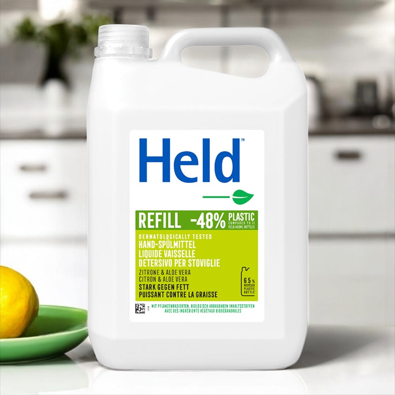 Held - Liquide vaisselle écologique citron & aloe vera 5l