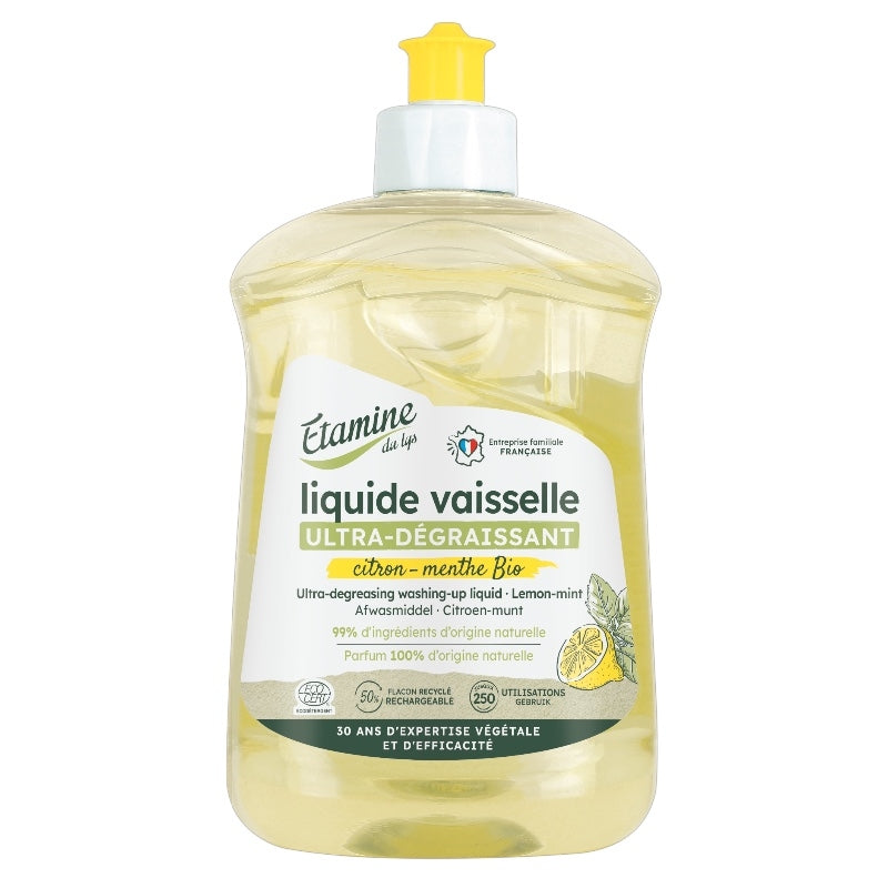 Etamine du Lys - Ultra-entfettendes Geschirrspülmittel mit Zitrone und Minze 500ml