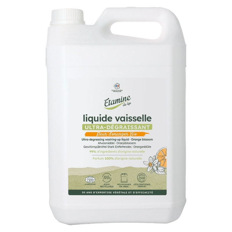 Etamine du Lys - Ultra-entfettendes Geschirrspülmittel mit Orangenblütenduft 5l